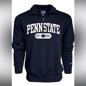 Penn State Navy Men's Quarter Zip Sweatshirt Size XL